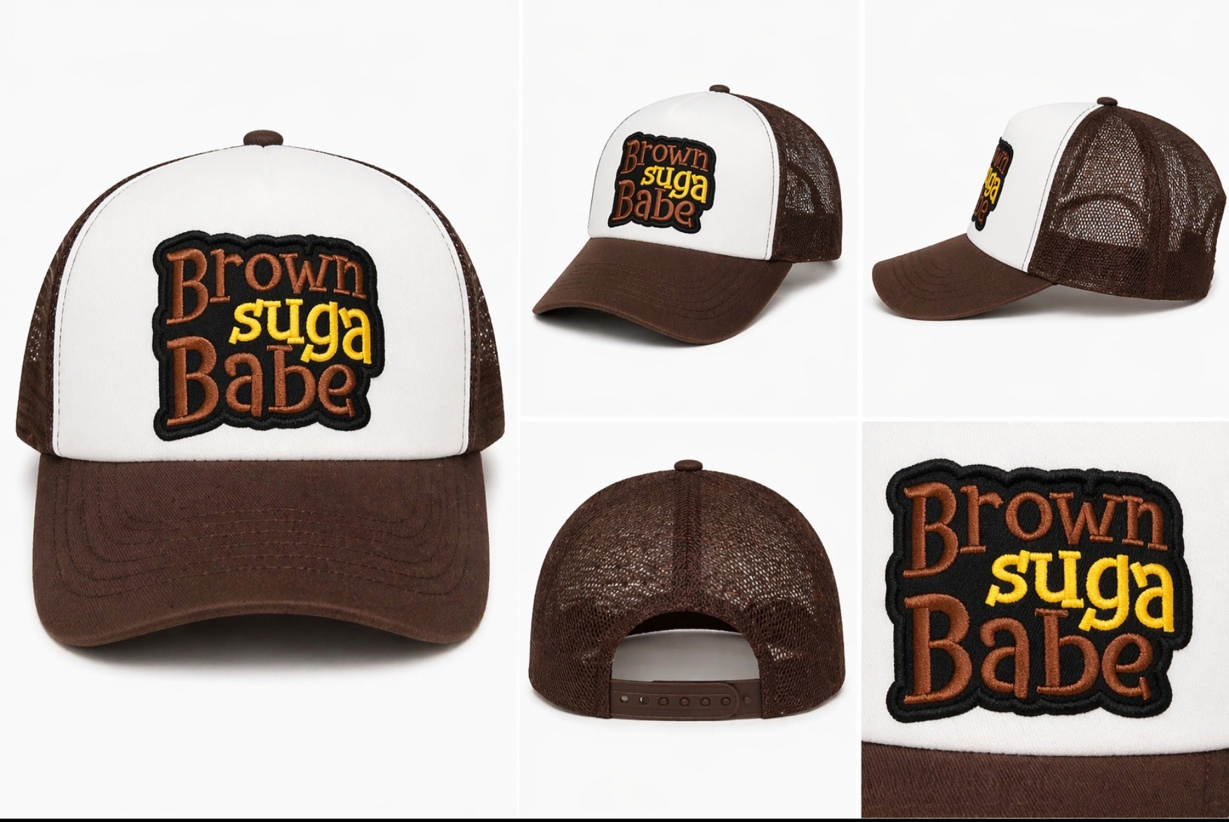 Brown Suga Babe - Trucker Hat – Hat Junkyz