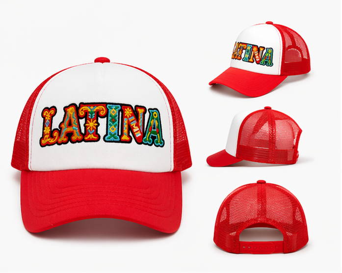 Latina statement trucker hat