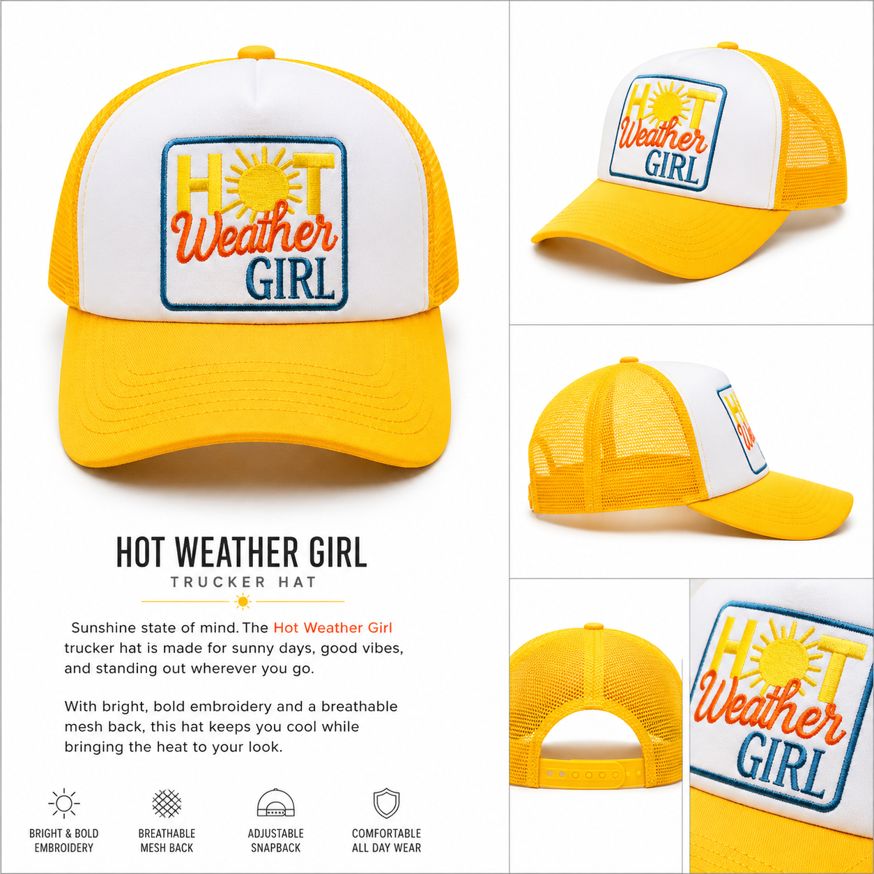 Hot Weather Girl - Trucker Hat