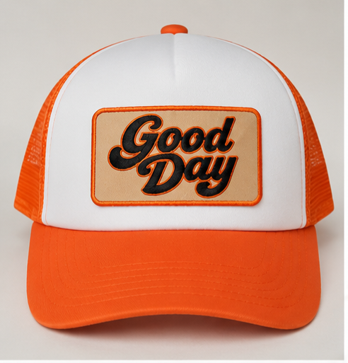 Good Day Orange/White - Trucker Hat