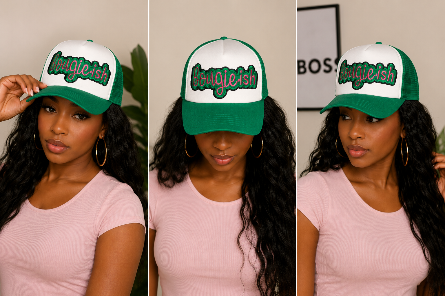 Bougie-ish trucker hat